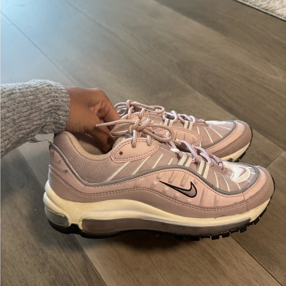 Nike Women's Pink Sneakers - Airmax 98